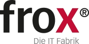 Das Logo von frox - Die IT Fabrik - Link auf www.frox-it.de